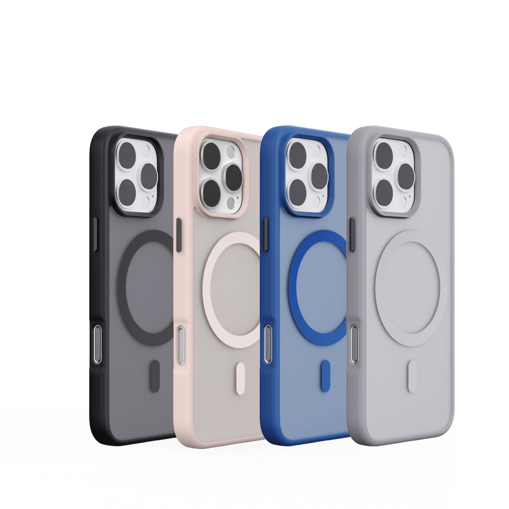 Skin-feel MAGSAFE case for Iphone 16ProMax (WHITE)