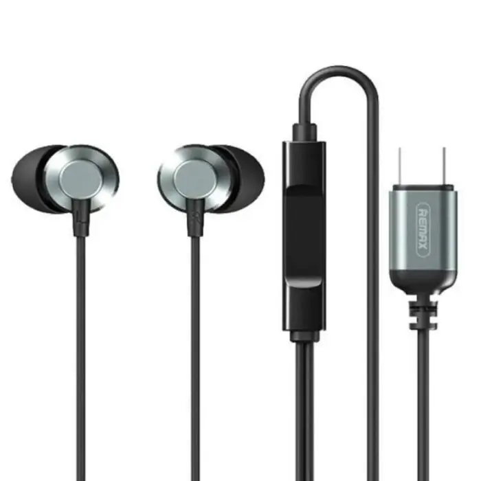[REMAX] REMAX Metal Wired Earphone for music & call RM-512/a/I typec-Tarnish
